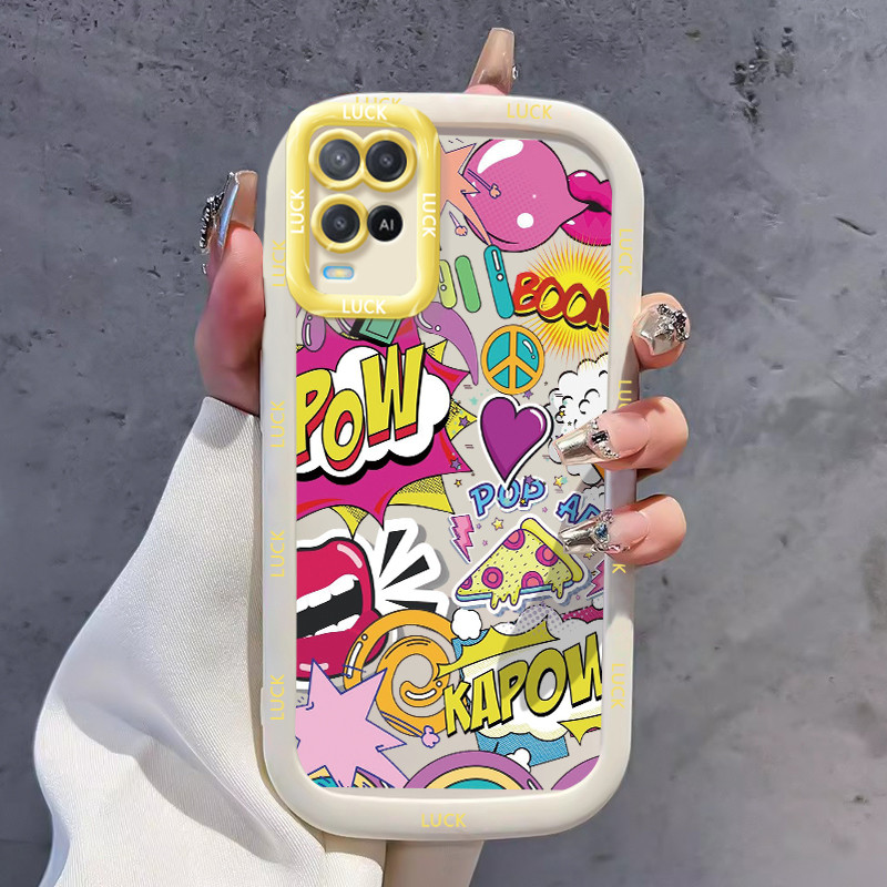 Ốp Lưng OPPO A54 4G Silicon Case Hoạt hình Cá nhân