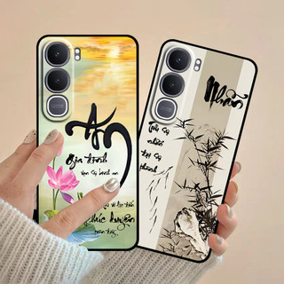Ốp lưng Vivo Y21D in hình thư pháp cha mẹ bình an