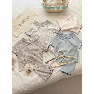 VJ125.1 - Bộ thun cổ sen June bé gái size 90 - 140