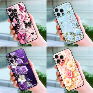 Ốp lưng iphone 15 15 Pro 15 Pro Max 15 Plus in hình họa tiết hoa tim xinh