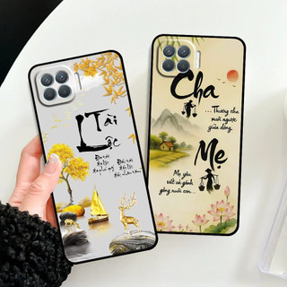 Ốp lưng Oppo A73 / A93 in hình thư pháp cha mẹ bình an