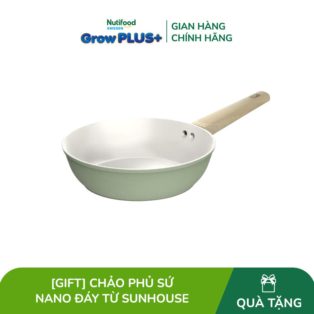 [Quà tặng không bán] Chảo phủ sứ Nano đáy từ Sunhouse Healthy SHG24MT1