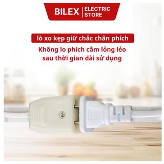 Dây điện liền phích 500w dây dài 3m, 5m VINAMAX – Dây nguồn nối dài ổ cắm, vỏ trắng, an toàn