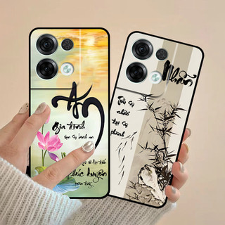 Ốp lưng Oppo Reno 8 4G / Reno 8 5G / Reno 8Z 5G / 8 Pro in hình thư pháp cha mẹ bình an
