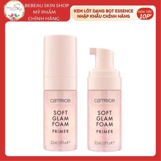 Kem Lót Dạng Bọt Catrice Soft Glam Foam Primer Cấp Ẩm, Căng Bóng 32,5ml - Nhập Khẩu Chính Hãng