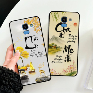 Ốp lưng Samsung J6 2018 / J6 Plus / J6+ in hình thư pháp cha mẹ bình an