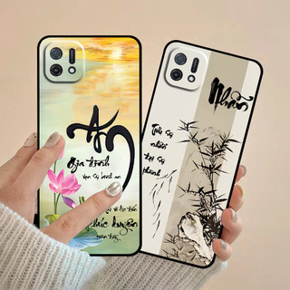 Ốp lưng Oppo A16k in hình thư pháp cha mẹ bình an
