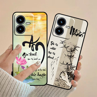 Ốp lưng Vivo Y22s in hình thư pháp cha mẹ bình an