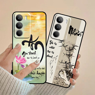 Ốp lưng Realme C71 in hình thư pháp cha mẹ bình an