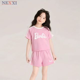 2604.81 - Bộ thun ngắn tay Nexxi viền sọc búp bê size 3 - 8y