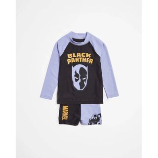 DB00015 - Bộ bơi Marvel Mario, Spiderman, Black Panther bé trai size 2-8y
