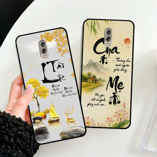 Ốp lưng Samsung J7 Plus in hình thư pháp cha mẹ bình an