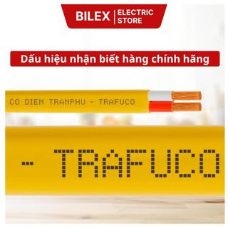 Dây điện đôi dẹt mềm 2x1.5 Trần Phú Trafuco lõi đồng cách điện PVC dây điện dân dụng