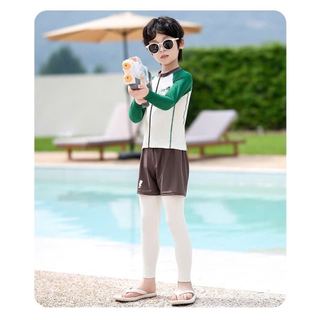 22031 - Bộ bơi YUKE dài tay, quần dài chống nắng cho bé trai size XL-6XL
