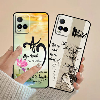 Ốp lưng Vivo Y21 / Y21s / Y33s / T1x 4G in hình thư pháp cha mẹ bình an