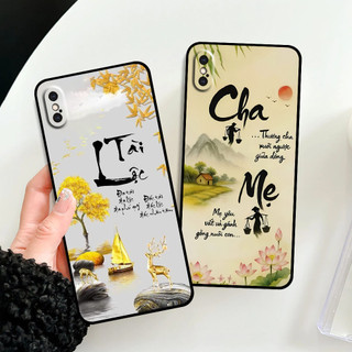 Ốp lưng iphone X Xs XR Xsmax 11 11 Pro Max in hình thư pháp cha mẹ bình an