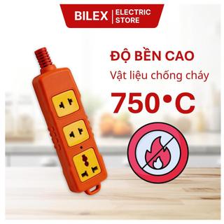 Ổ cắm điện chịu tải 3 lỗ Hinoki 6000W lõi sứ chống cháy ổ điện không dây