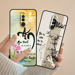Ốp lưng Xiaomi Redmi 8 in hình thư pháp cha mẹ bình an