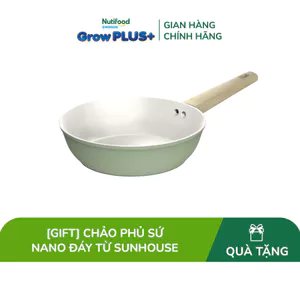 Chảo phủ sứ Nano đáy từ Sunhouse Healthy SHG24MT1