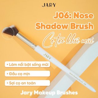 Cọ Đánh Khối Mũi Jary Nose Shadow Brush - J06 Thanh Mảnh, Lông Mềm Bám Phấn - Nhập Khẩu Chính Hãng