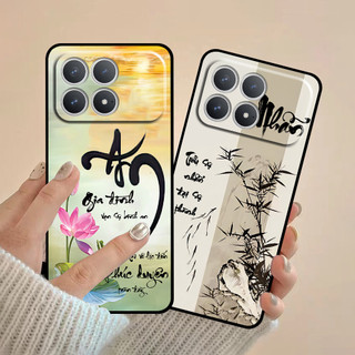Ốp lưng Xiaomi Redmi K90 / Poco F8 Pro in hình thư pháp cha mẹ bình an