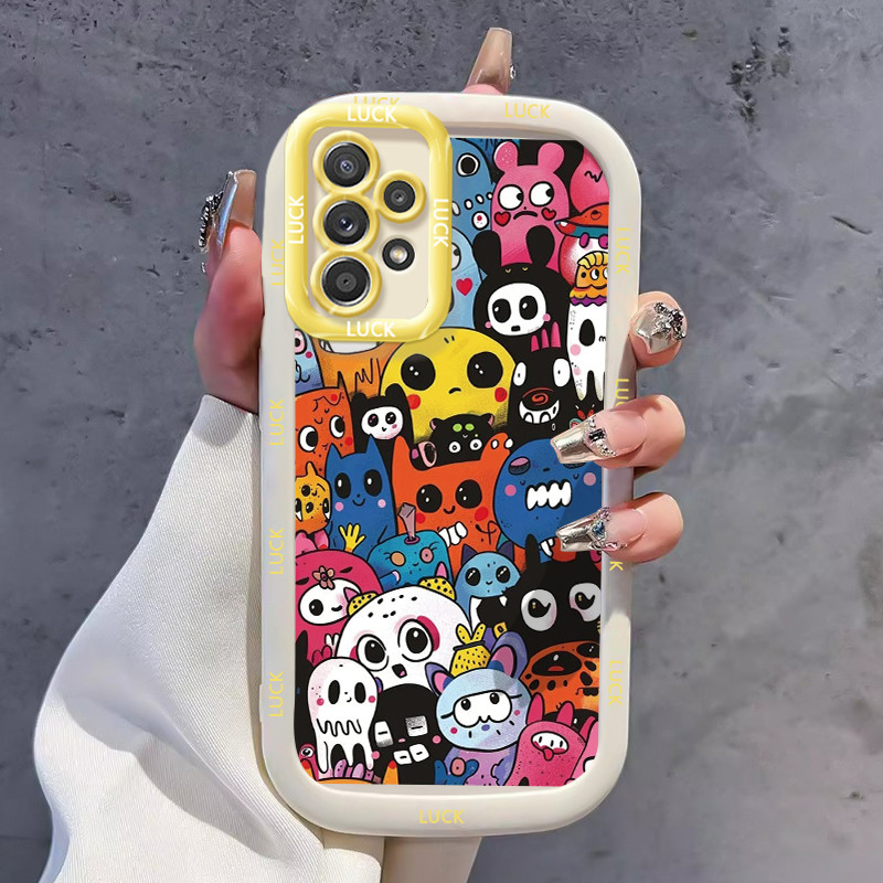 Ốp Lưng Samsung A52 4G A52 5G A52s 5G A13 5G A04s A23 5G M23 F23 A32 4G A33 5G A53 5GSilicon Case Sáng tạo Hoạt hình
