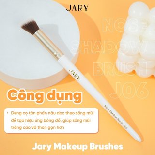 Cọ Đánh Khối Mũi Jary Nose Shadow Brush - J06 Thanh Mảnh, Lông Mềm Bám Phấn - Nhập Khẩu Chính Hãng