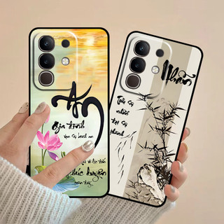 Ốp lưng Vivo Y29 4G in hình thư pháp cha mẹ bình an