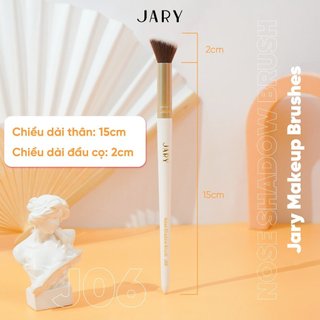 Cọ Đánh Khối Mũi Jary Nose Shadow Brush - J06 Thanh Mảnh, Lông Mềm Bám Phấn - Nhập Khẩu Chính Hãng