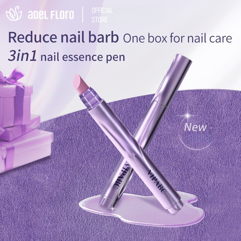 【Adel Floro】Bút Dưỡng Móng & Biểu Bì 2 Cây - Dưỡng Ẩm, Ngăn Ngừa Xước Da, Chắc Khỏe Móng, Nhỏ Gọn