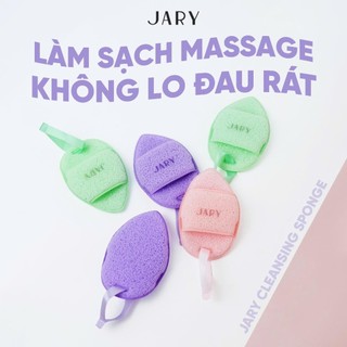 Bông Rửa Mặt Bọt Biển Jary Cleansing Sponge Làm Sạch Da Mặt, Bụi Bẩn Sâu - Bebeau