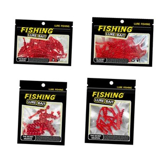 Mồi câu Maggot nhỏ mềm 2-3 cm, giun đỏ