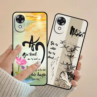 Ốp lưng Oppo A17 / A17k in hình thư pháp cha mẹ bình an