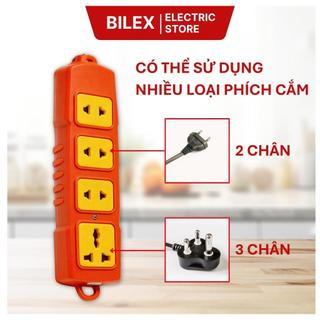 Ổ cắm điện chịu tải 4 lỗ Hinoki 6000W lõi sứ chống cháy ổ điện không dây