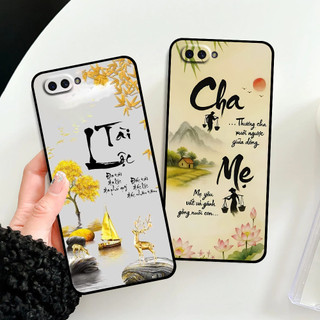 Ốp lưng Oppo A3s / A1k in hình thư pháp cha mẹ bình an