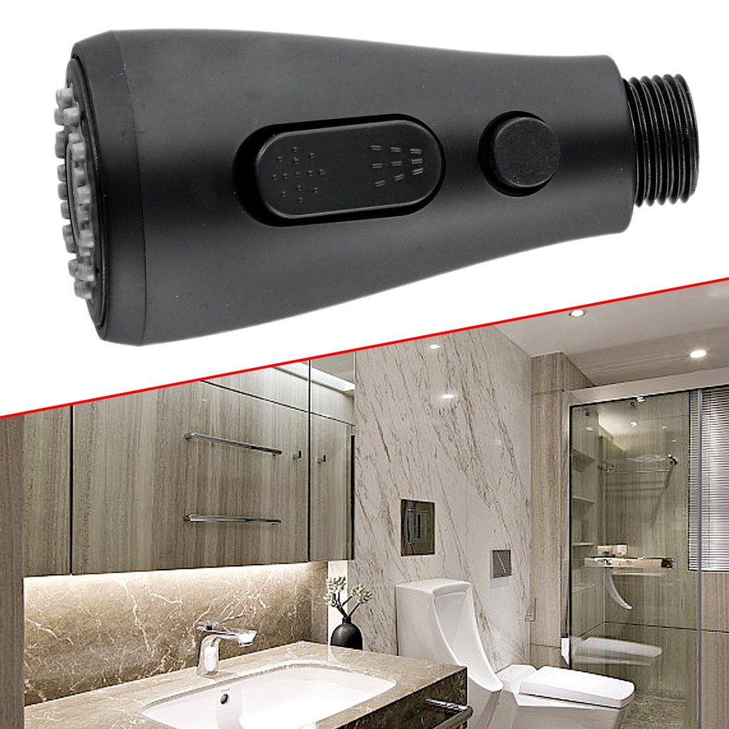 [Smellshi] Pull Out Spray Vòi hoa sen Cài đặt thay thế nhà bếp Vòi phun màu đen