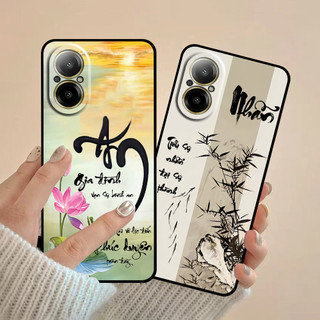 Ốp lưng Realme C67 in hình thư pháp cha mẹ bình an