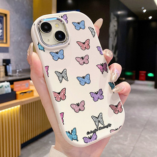 Ốp Lưng Áp dụng cho Realme C53 C51 C51s Note 50 Narzo N53 Case Silicone Vẽ Bướm nhỏ