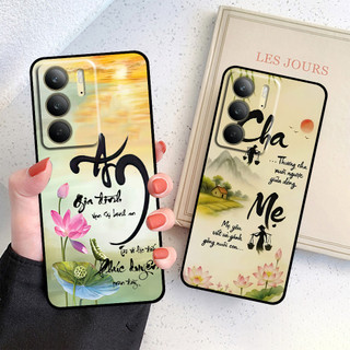 Ốp lưng Realme C75 / C75x in hình thư pháp cha mẹ bình an
