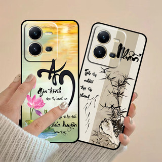 Ốp lưng Vivo V25 5G / V25E in hình thư pháp cha mẹ bình an
