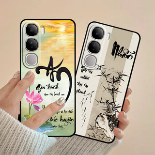 Ốp lưng Vivo V40 5G / V40 Lite in hình thư pháp cha mẹ bình an