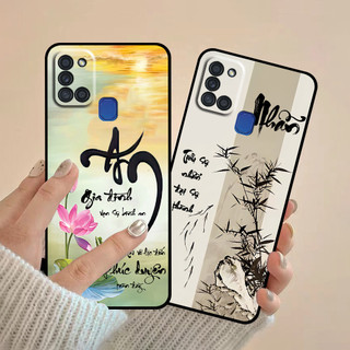 Ốp lưng Samsung A21s / M21 / M30s in hình thư pháp cha mẹ bình an