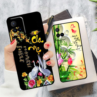 Ốp lưng Vivo Y21 / Y21s / Y33s / T1x 4G in hình thư pháp cha mẹ bình an