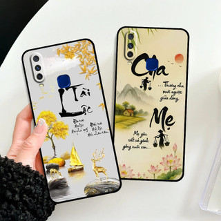 Ốp lưng Vivo U10 / Y11 / Y12 / Y15 / Y17 in hình thư pháp cha mẹ bình an