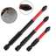1 Đầu Lô Chống Trơn Trượt Từ Tính 50-90mm PH2 Tua Vít Chữ Thập Chuôi Lục Giác Màu Đỏ