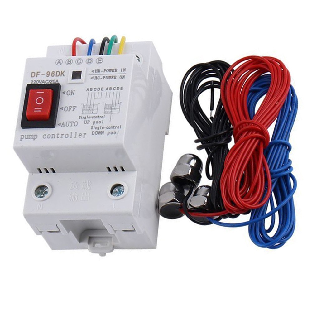 [Smellshi] Bộ điều khiển máy bơm nước tự động Công tắc phát hiện mức chất lỏng 20A 220V 50Hz