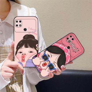 Ốp lưng Xiaomi Poco C40 In hình cô gái tinh nghịch dễ thương chống sốc, mềm bảo vệ camera
