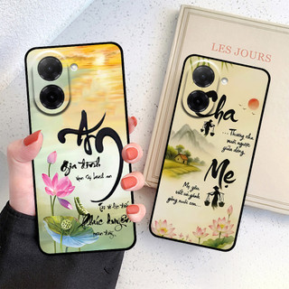 Ốp lưng Redmi A5 / Poco C71 in hình thư pháp cha mẹ bình an