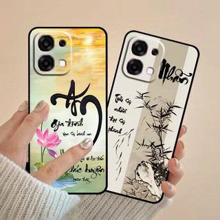 Ốp lưng Oppo A6 Pro / A6 Pro 5G in hình thư pháp cha mẹ bình an