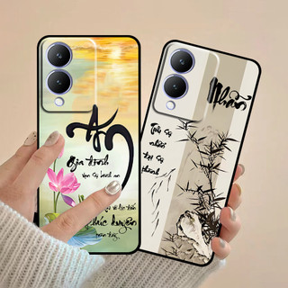 Ốp lưng Vivo Y17s in hình thư pháp cha mẹ bình an